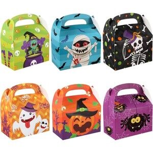 Spooky 24 PCS Halloween Treat Boxes Candy Boxes, Cookie, Party Boxes NEW